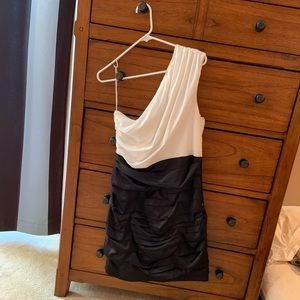 Black and white dress